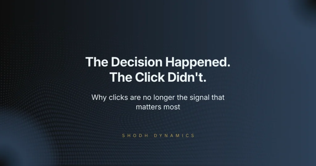 Why clicks matter less in an AI-driven funnel — decision economics explained for Indian businesses