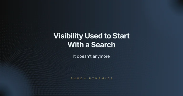 From search results to AI answers — why Google is no longer the starting point for business discovery