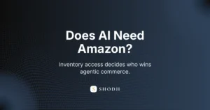 When AI agents buy on behalf of users, do they go through Amazon and Flipkart — or directly to brands? The inventory infrastructure question every Indian brand needs to understand.