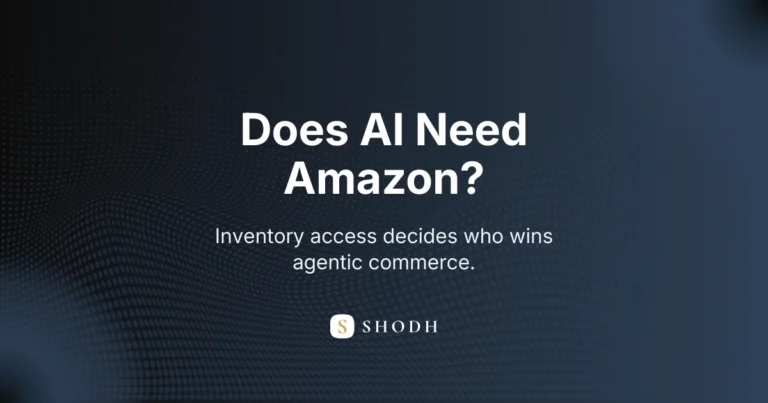When AI agents buy on behalf of users, do they go through Amazon and Flipkart — or directly to brands? The inventory infrastructure question every Indian brand needs to understand.