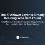 The AI Answer Layer — how businesses will be discovered, chosen, and remembered in the next decade