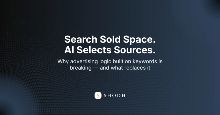 AI Discovery vs search advertising — why marketing is moving from keywords and clicks into AI conversations and decision funnels