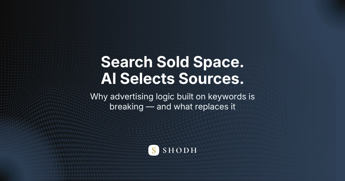 AI Discovery vs search advertising — why marketing is moving from keywords and clicks into AI conversations and decision funnels