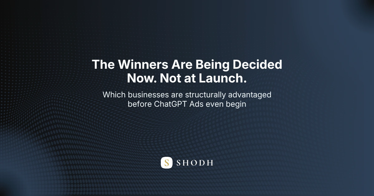 Who will win when ChatGPT Ads launch in India — structural advantages in AI advertising for Indian businesses explained