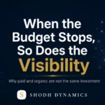 Two systems one brand — why entity signals and ChatGPT ad spend are not the same investment — ShodhDynamics investigation